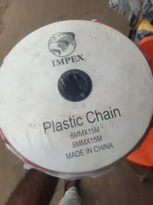 8mm Plastic Chain - Es-ch02 - Red & White