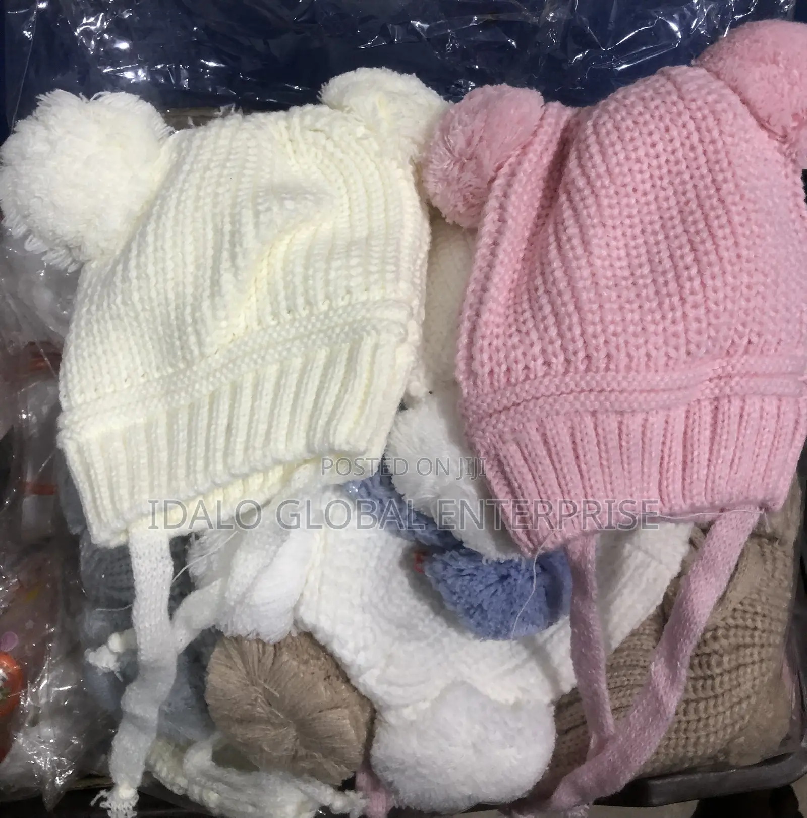 Knitted Baby Cap - 12pcs