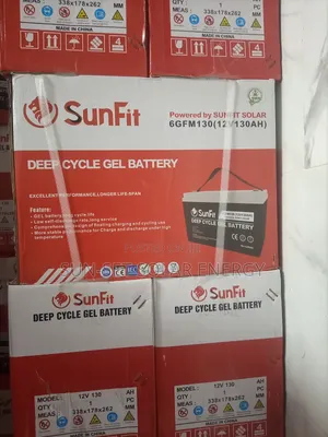 Sunfit Gell Battery 130ah 12v With Warranty
