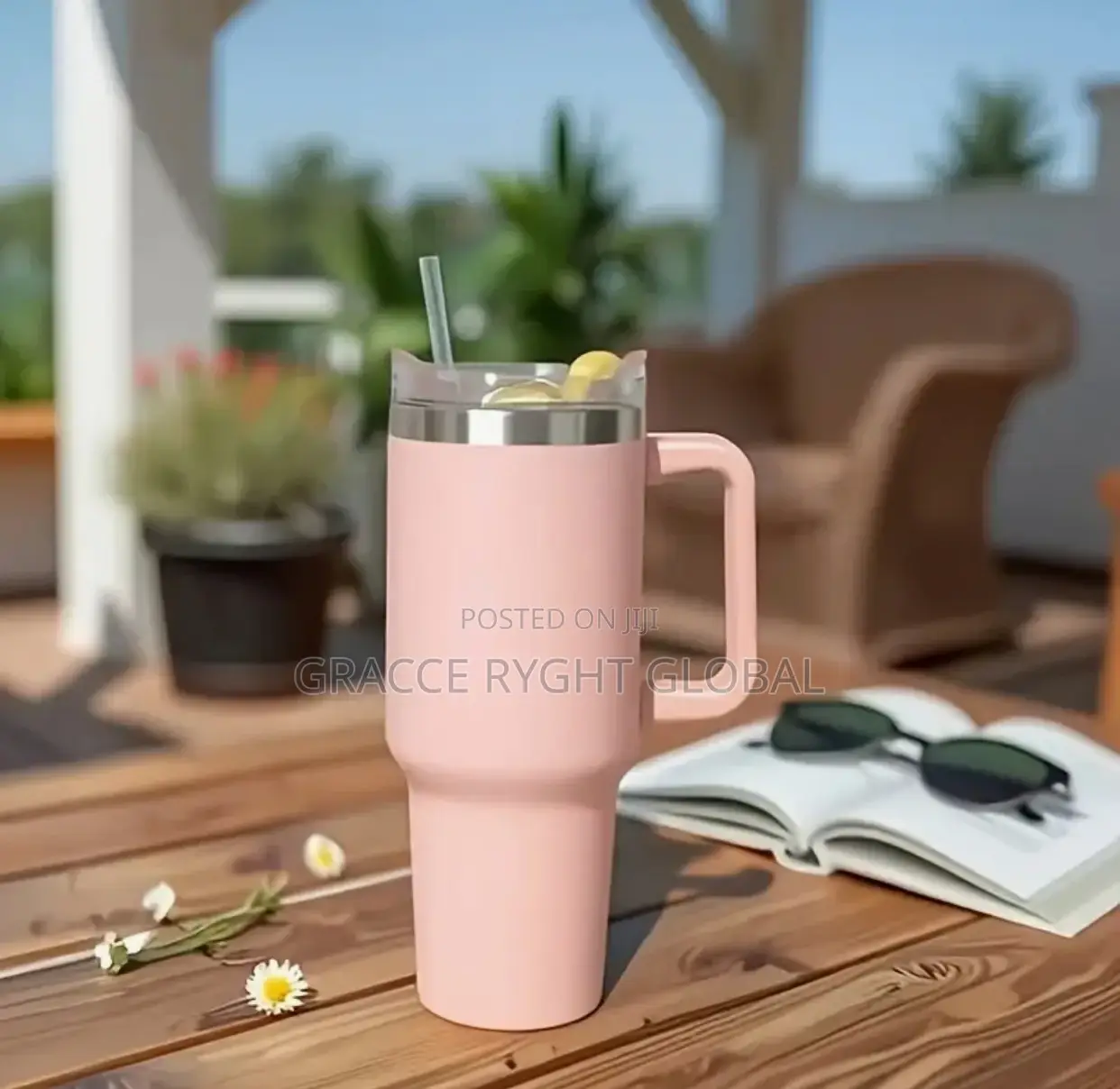 1.2l Thermos Stainless Straw Cup
