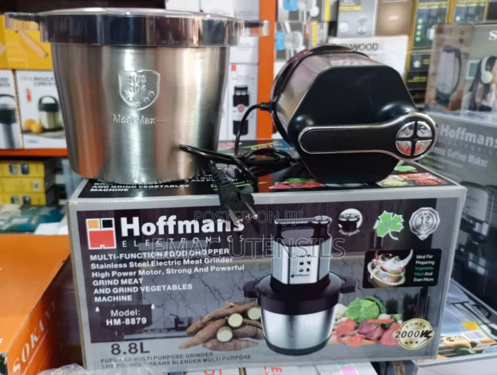 8.8 Litter High Quality Hoffman Yam Pounder