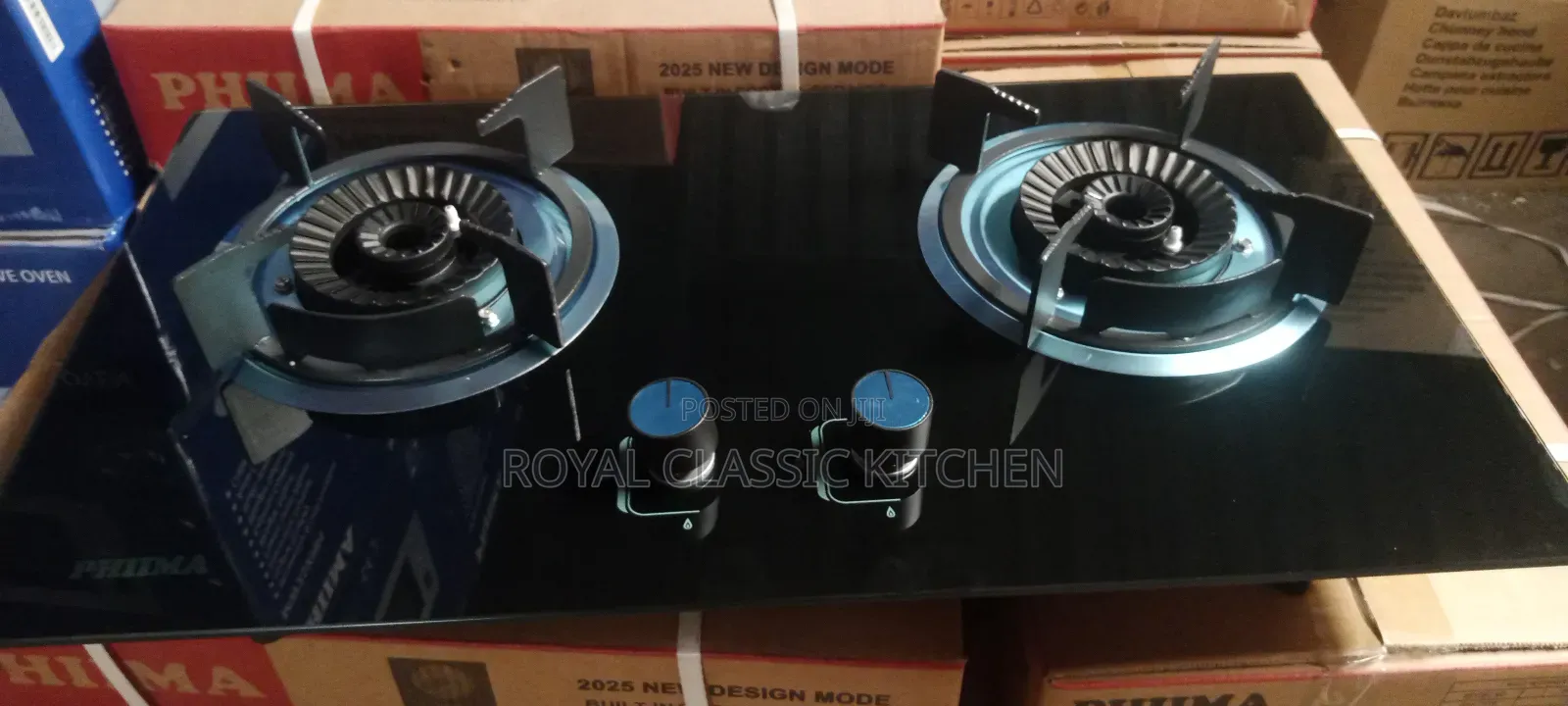 2 Burner Glass
