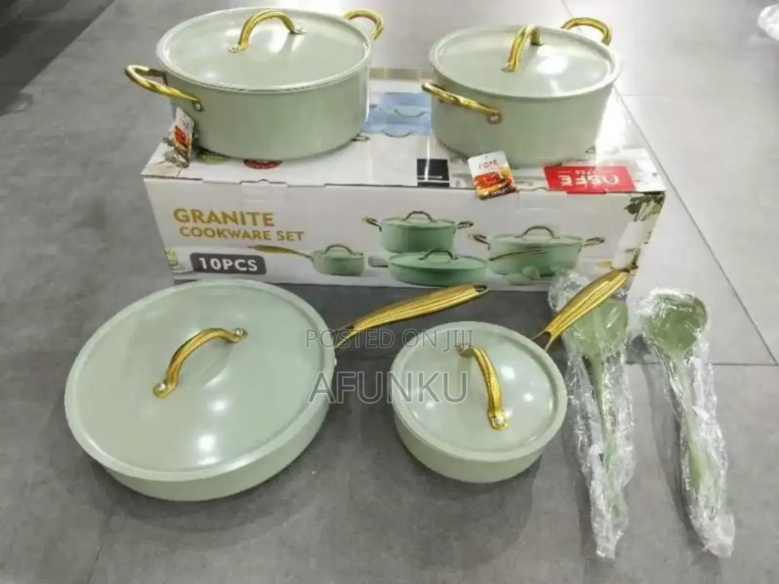 10pcs Granite Cooking Set