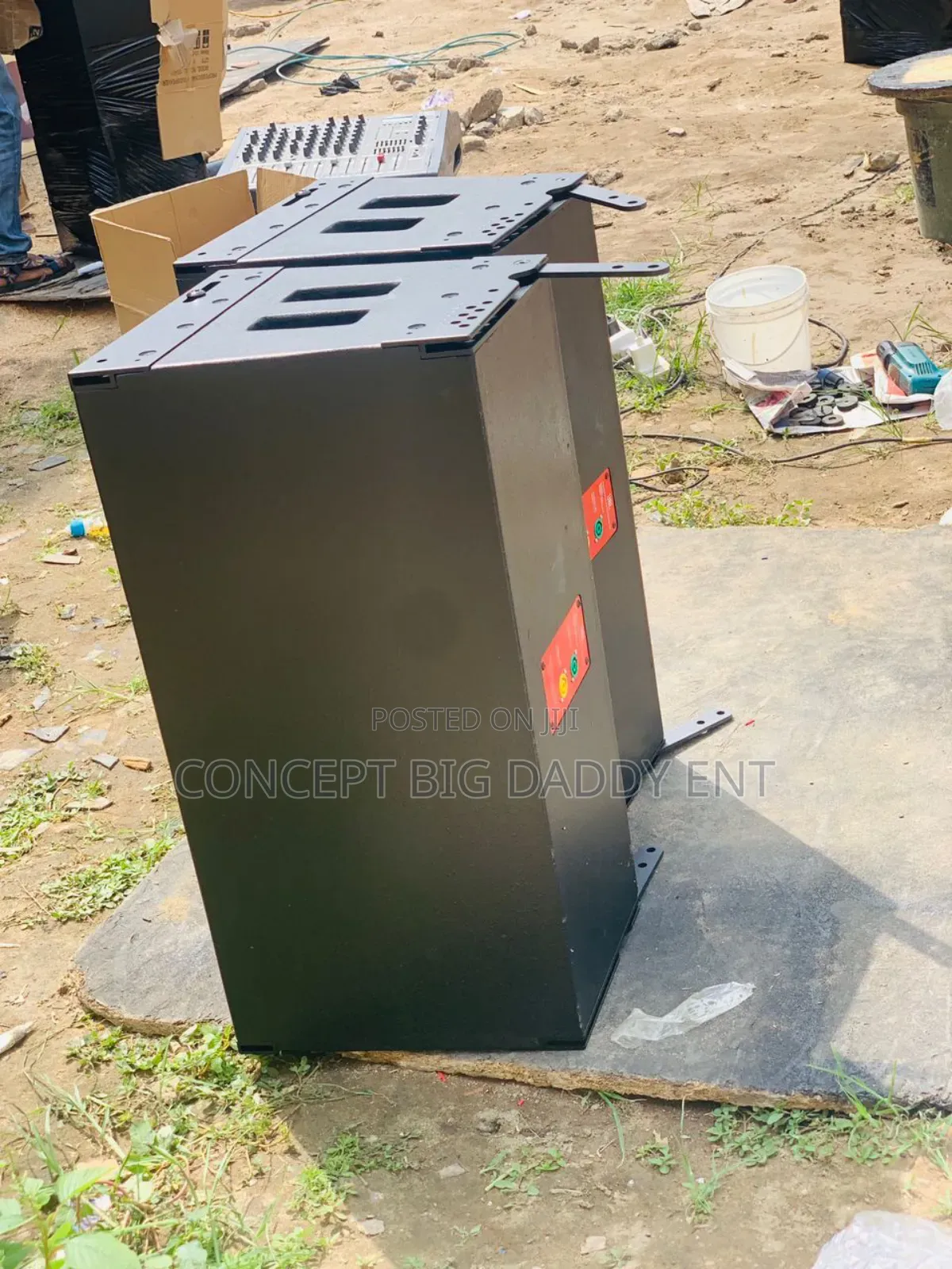 Empty Speaker Boxes