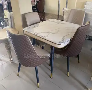 Marble Dining Table and Chairs