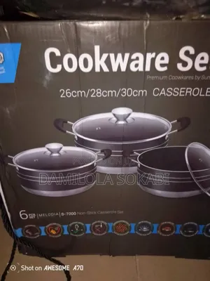 3 Set Non Stick Pot 26cm/28cm/30cm