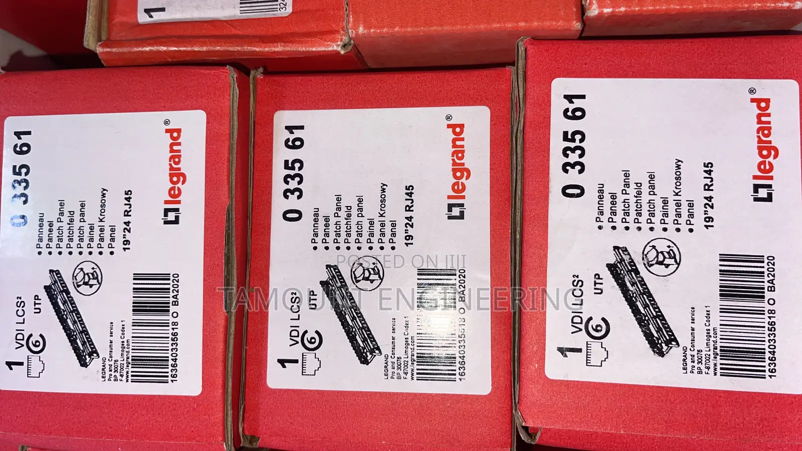 Legrand Patch Panel 24port Cat 6a