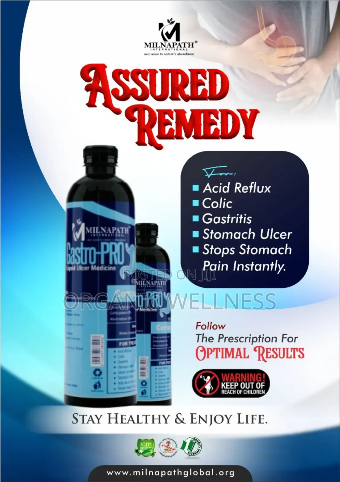 Milnapath Product Cure Ulcer From D Root