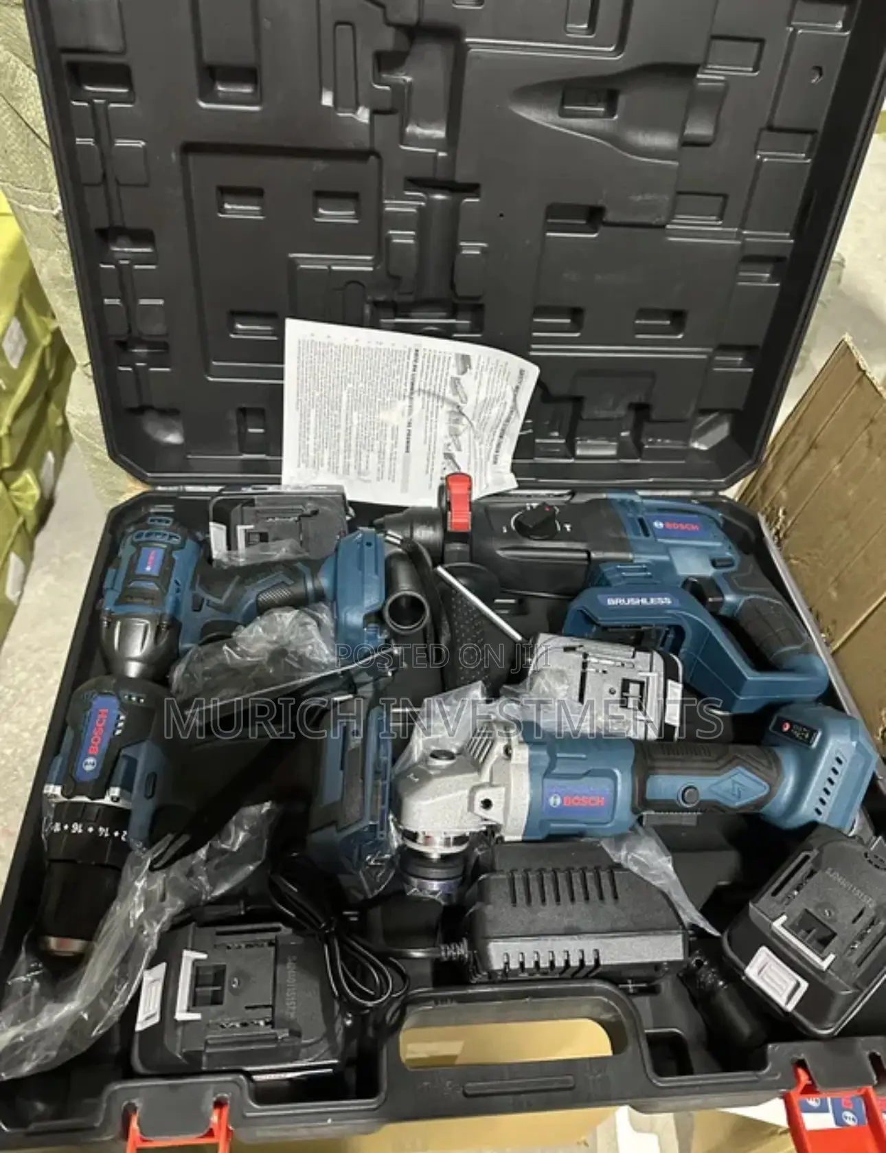 Bosch 4-in-1 Premium Power Tool Combo Set