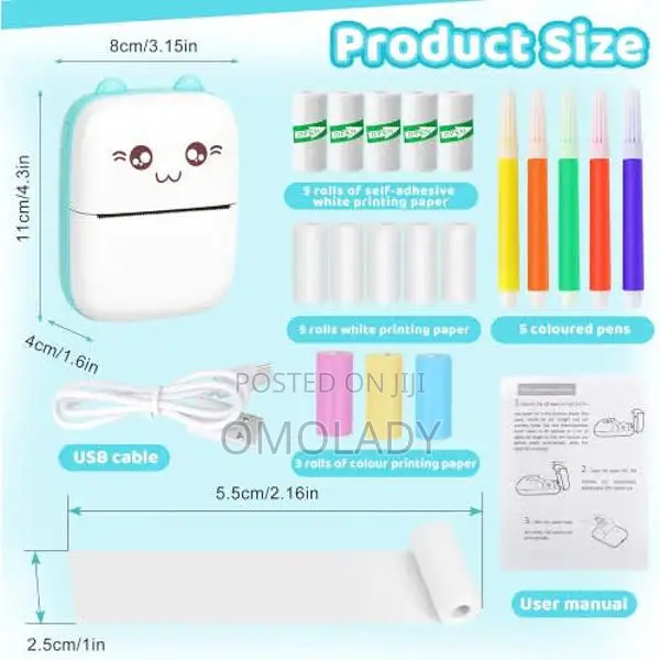 Mini Printer With Accessories