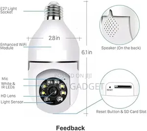 Wifi PTZ Wireless Bulb Camera