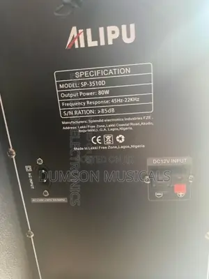 Ailipu Pa System 8000watts 15 Inches