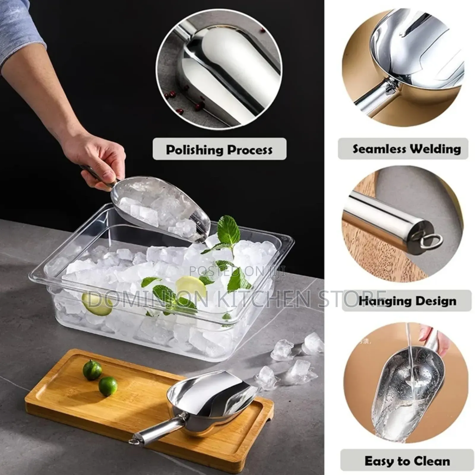Stainless Steel Ice Shovel