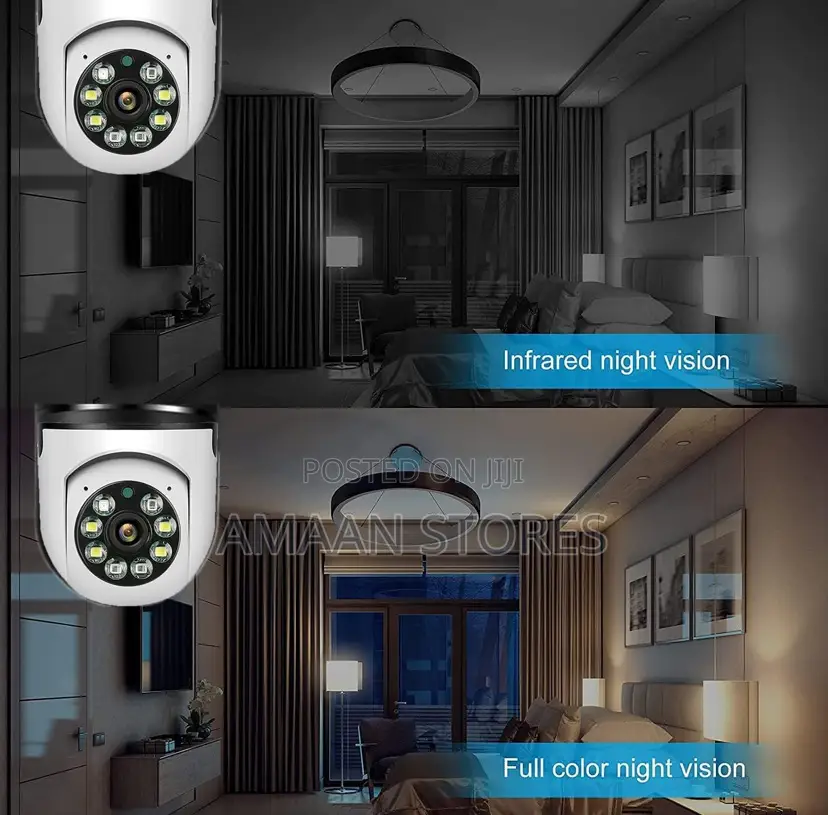 360° Light Bulb Security Camera