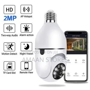 360° Light Bulb Security Camera