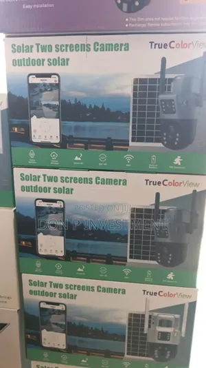 Solar Two Screens Camera Outdoor Solar