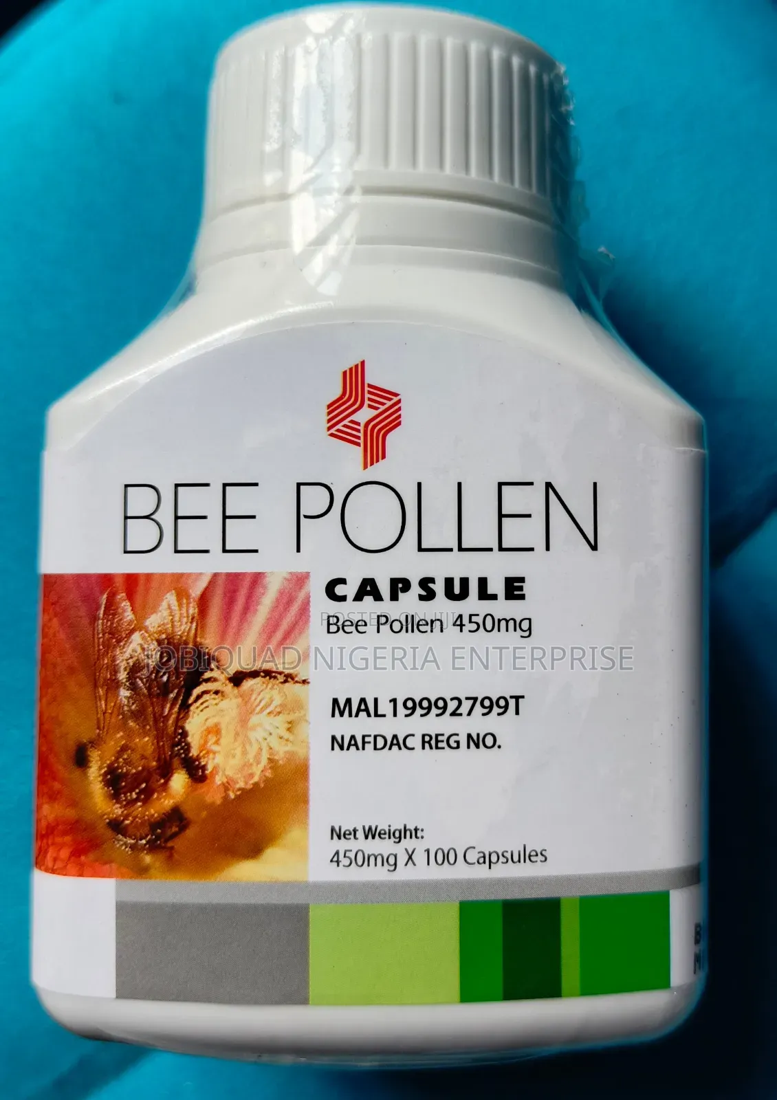 Dynapharm Bee Pollen Caps 450mg by 100 Nature Multivitamin