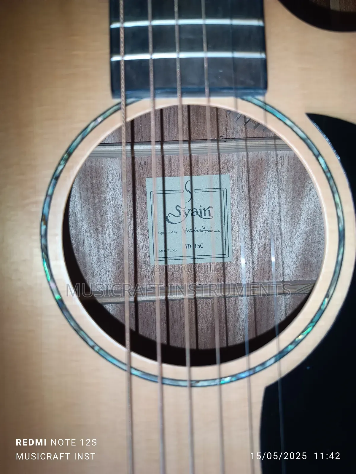 Syain Electro-Acoustic/Semi-Acoustic Guitar