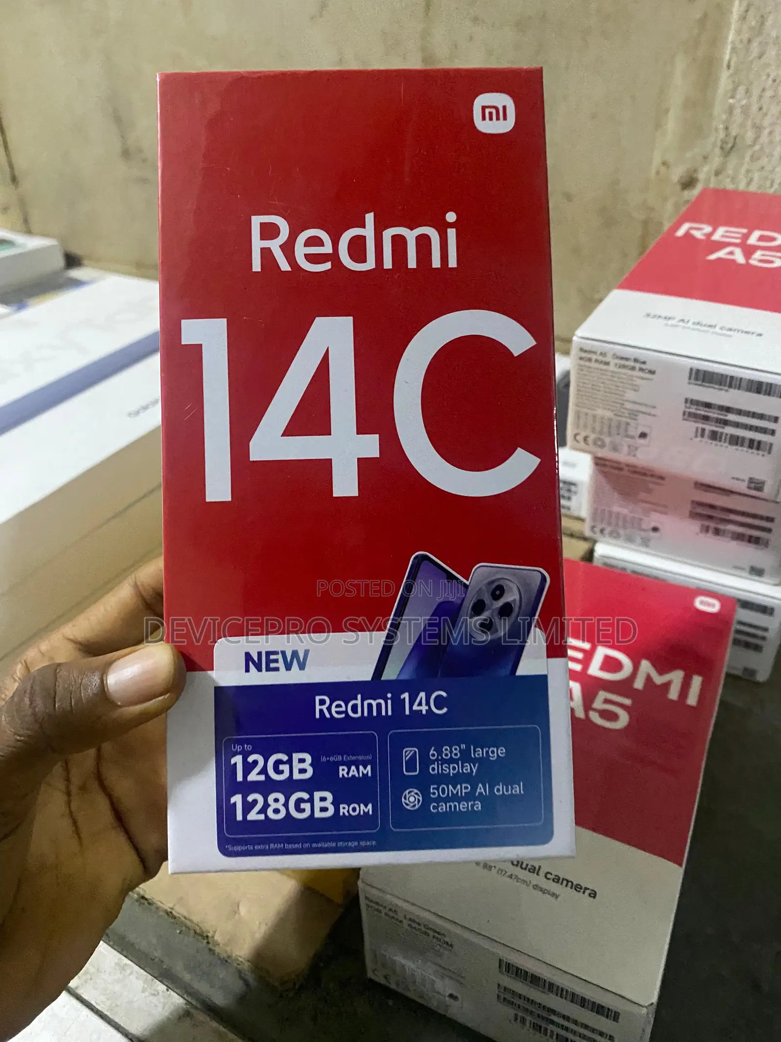 New Xiaomi Redmi 14C 128 GB Black