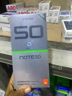 New Infinix Note 50 Pro 256 GB Black