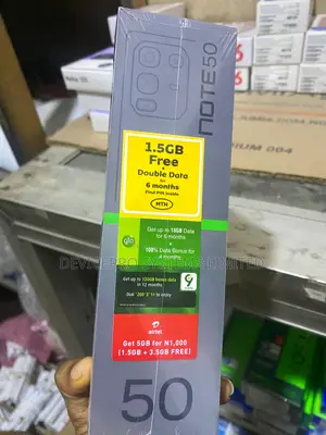 New Infinix Note 50 Pro 256 GB Black