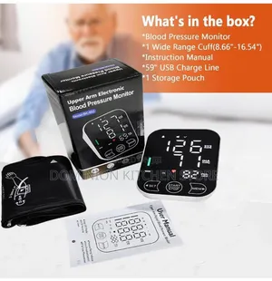 Led Light Blood Pressure Monitor(With Voice )