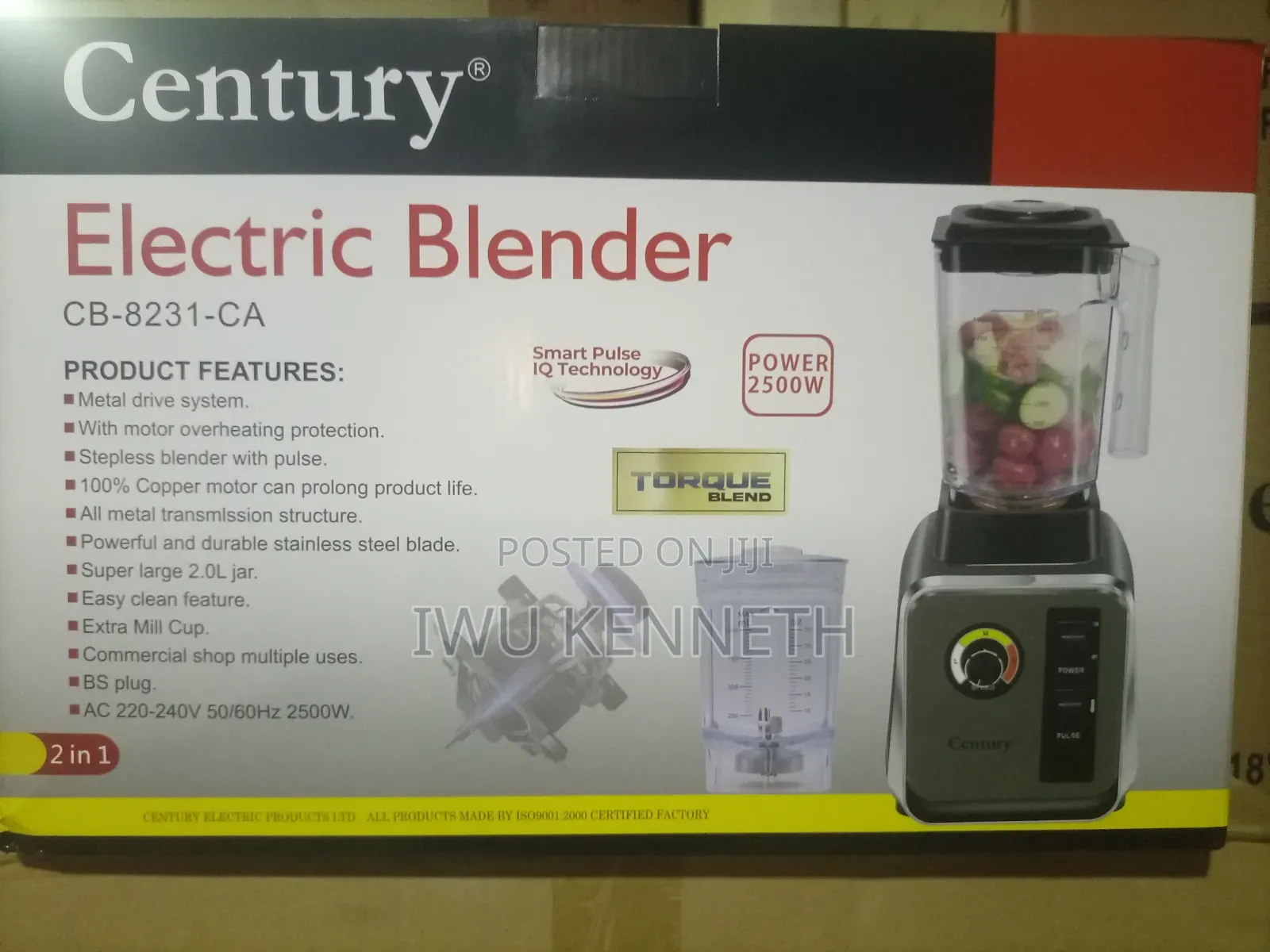 Century Torque Blender