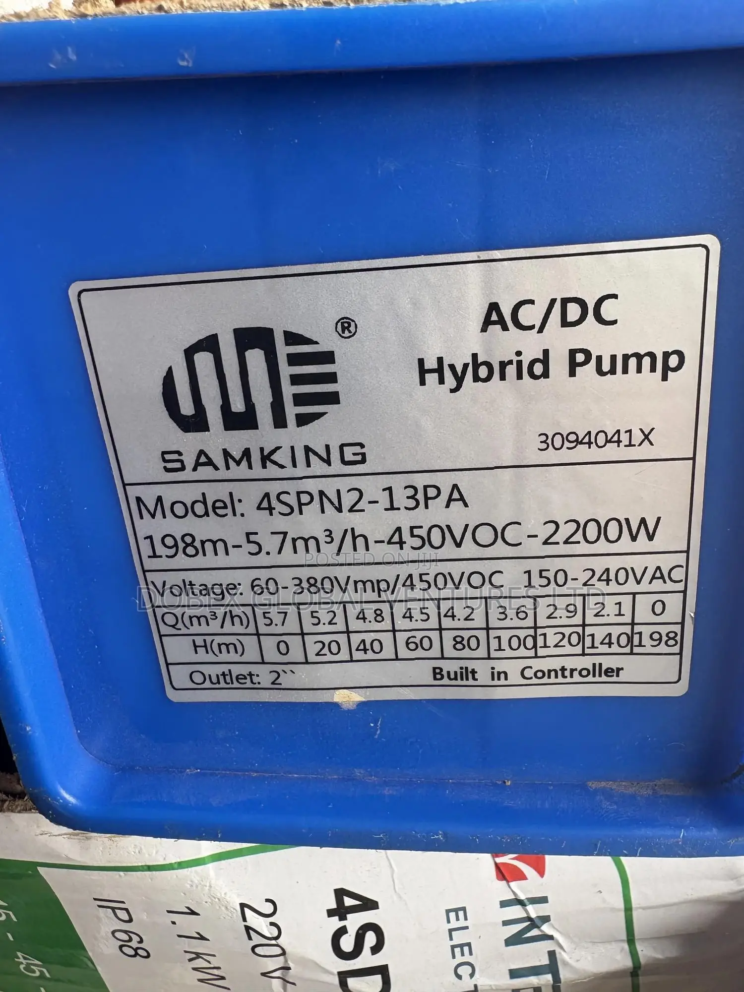 2hp Samking Ac/Dc Solar Pump