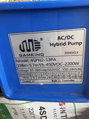 2hp Samking Ac/Dc Solar Pump