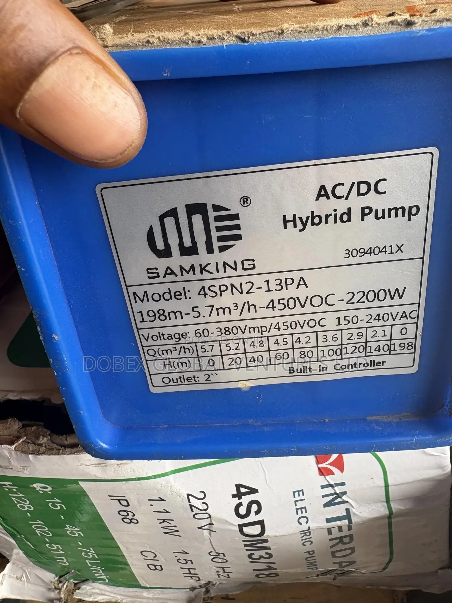 2hp Samking Ac/Dc Solar Pump