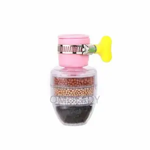 Photo - Faucet Water Filter (Magnetized Tap Water Filter) Pink