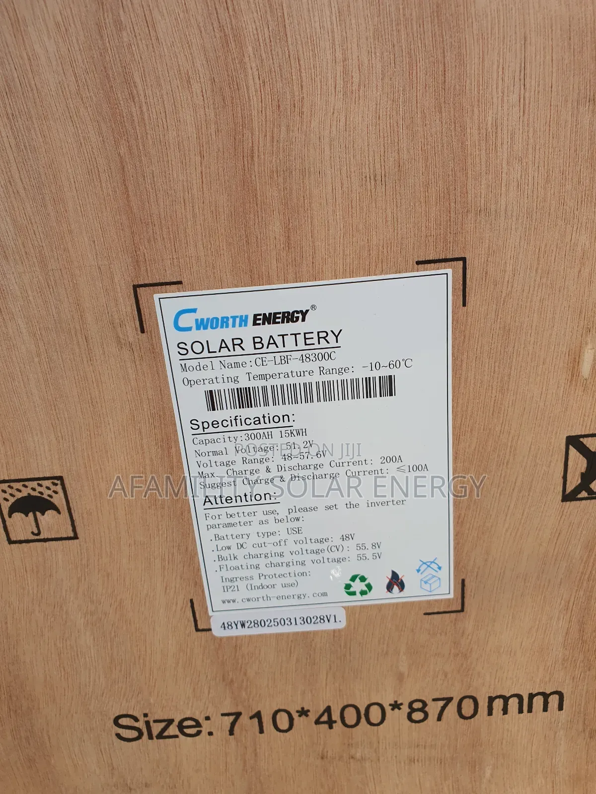 C-Worth Lithium Battery 15kwh