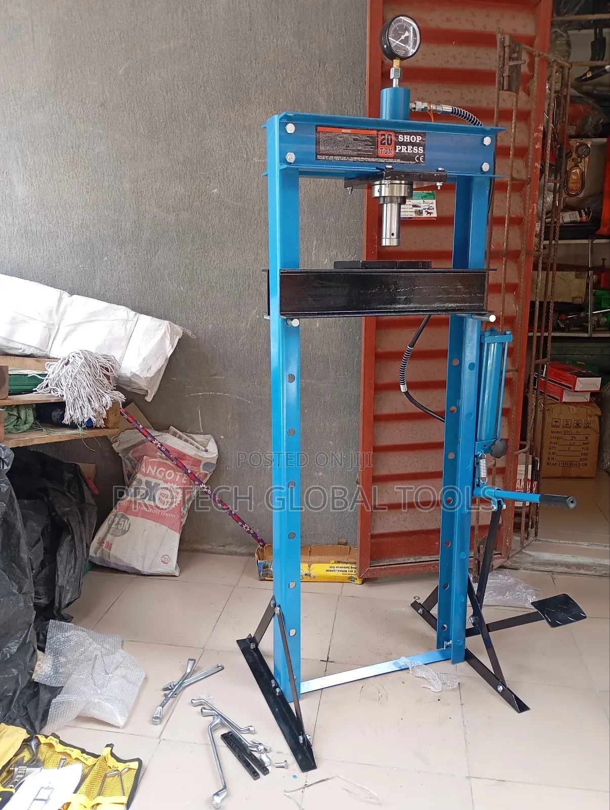 20tons Hydraulic Shop Press With Foot Pedal