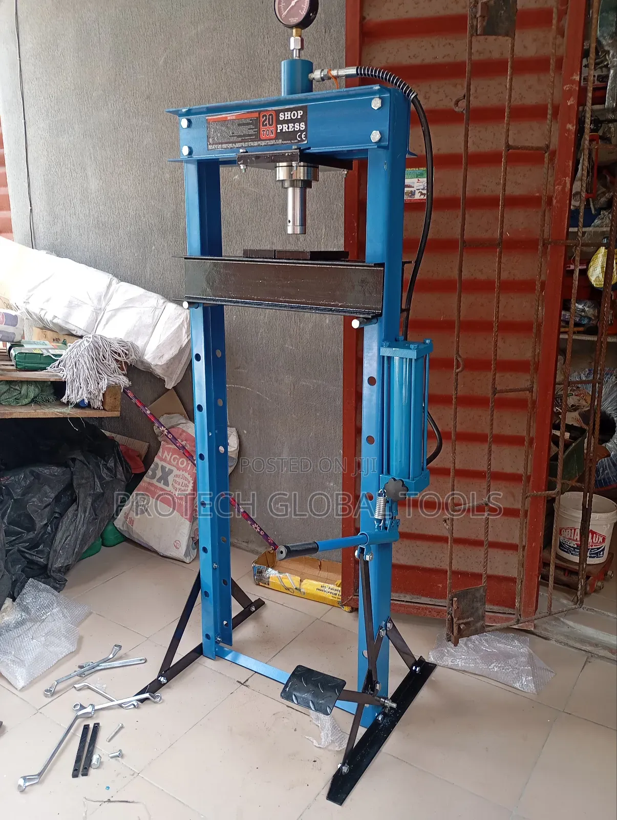 20tons Hydraulic Shop Press With Foot Pedal