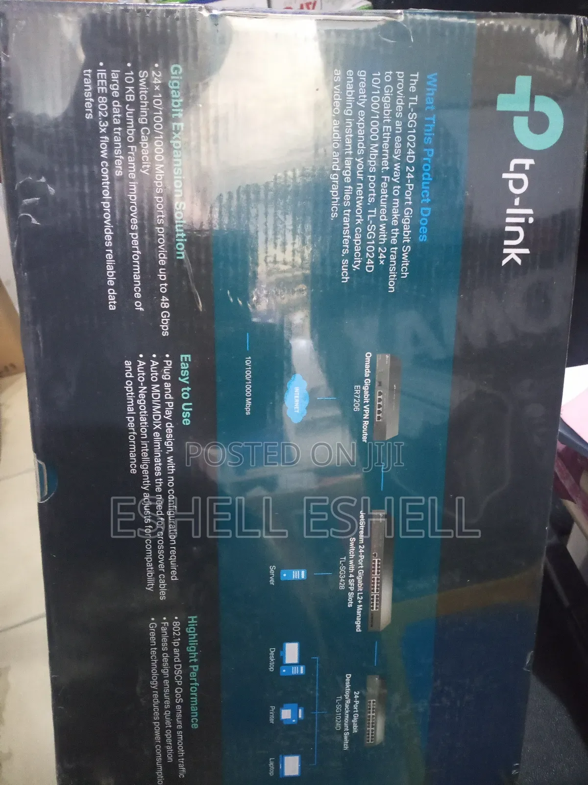 Tp Link 24port Network Switch Gigabit