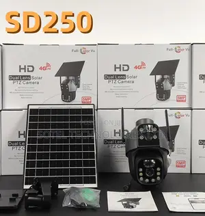 5mp Ubox Dual Lens Solar CCTV PTZ Camera