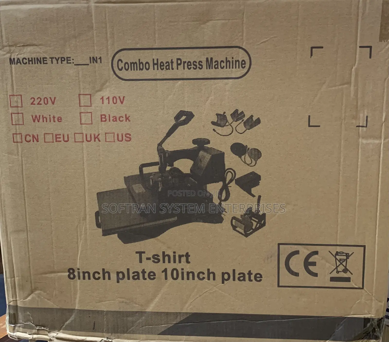 Combo Heat Press Machine 5in 1