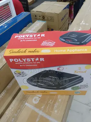 Polystar 2 Slices Modern Sandwich Maker Pv-swb830b2