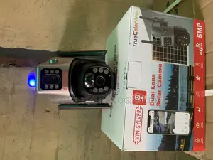 5mp V380pro Solar Powered CCTV Camera With Motion Tracking