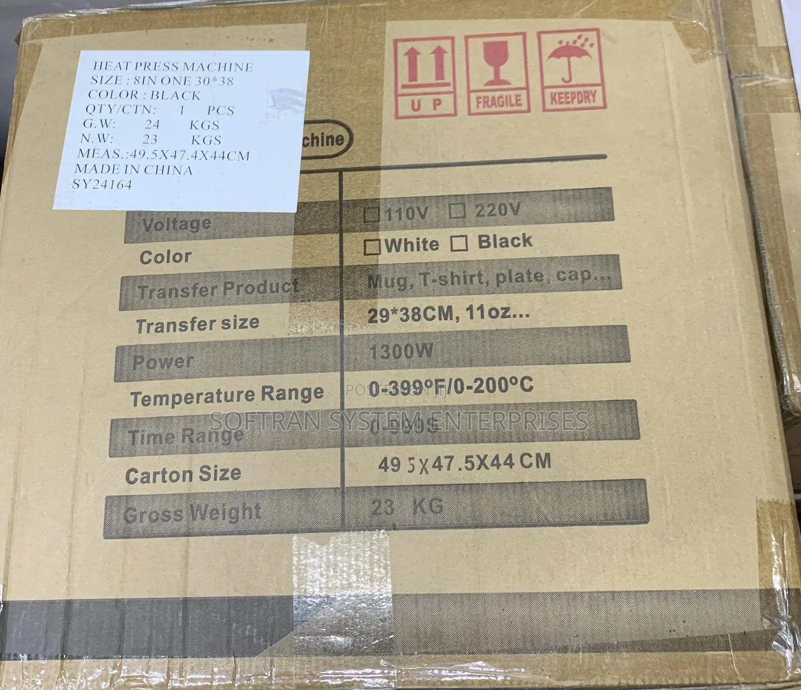 Combo Hear Press Machine 8in1