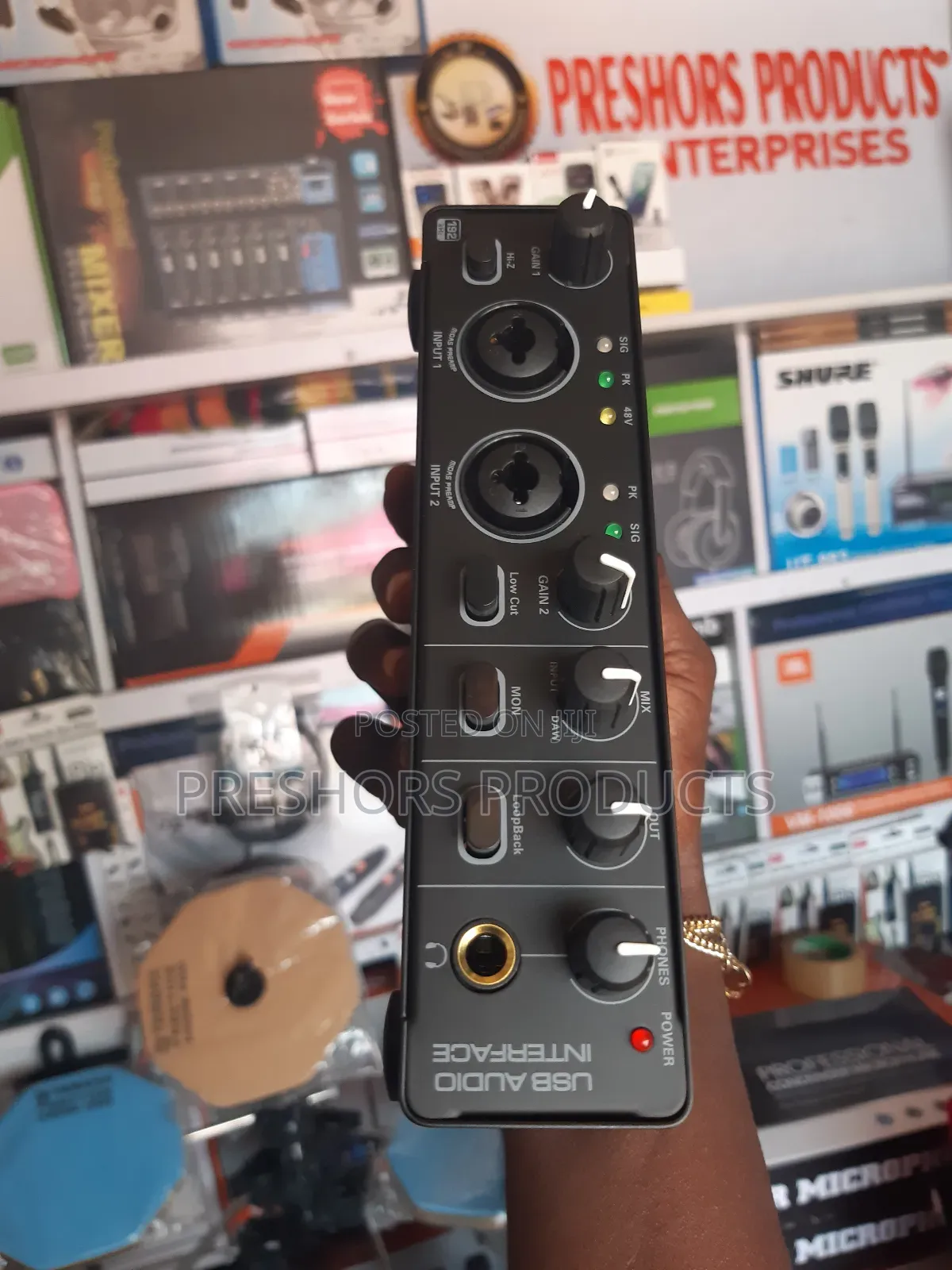 Usb 24bitz Professional Preshors Audio Interface