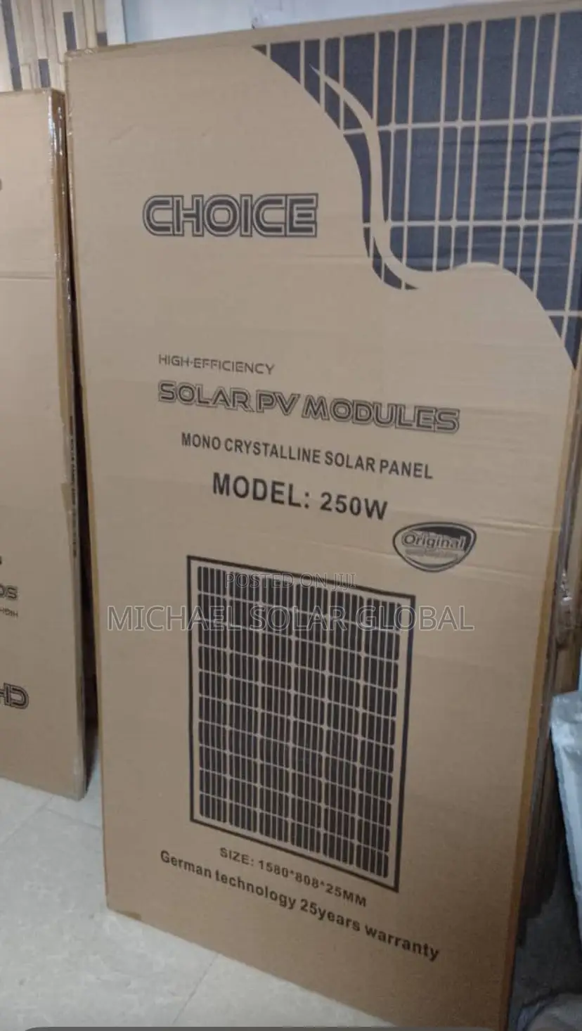 250 Watts Choice Solar Panel