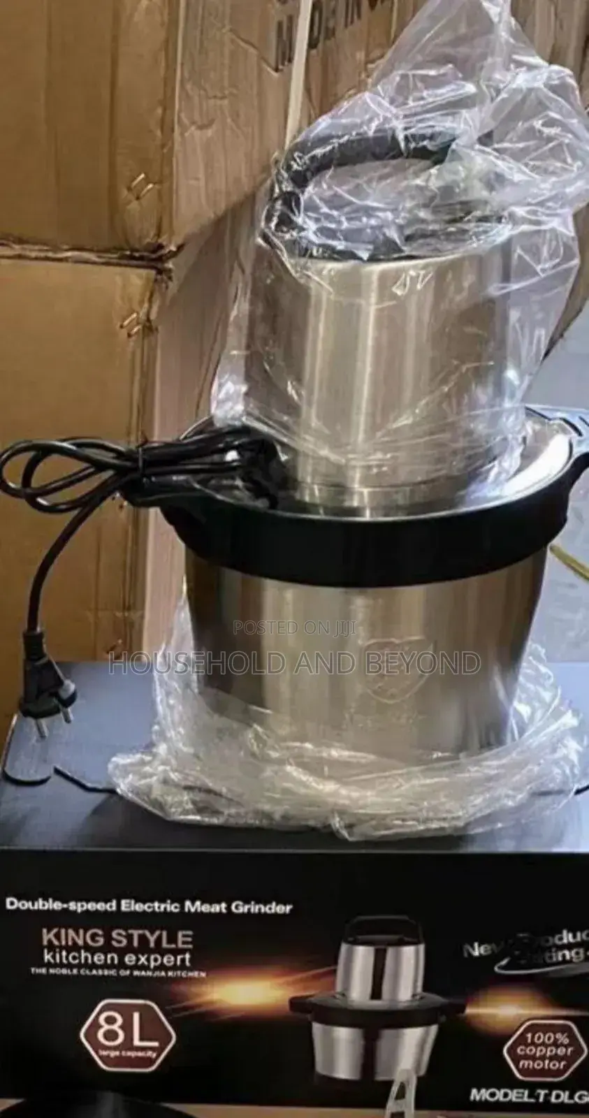 8 Liters King Style Yam Pounder