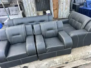 A Standard Leather Sofa