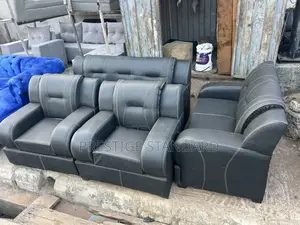A Standard Leather Sofa