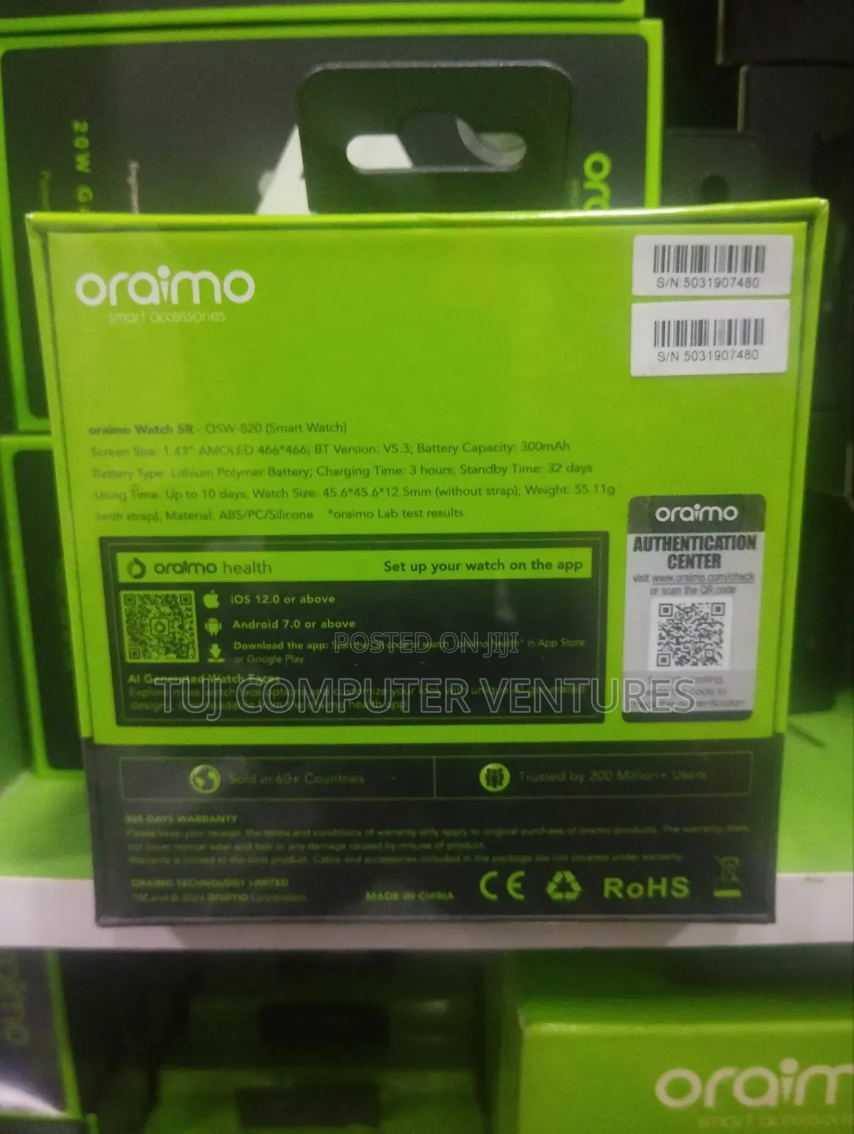 Oraimo Watch 5r Amoled
