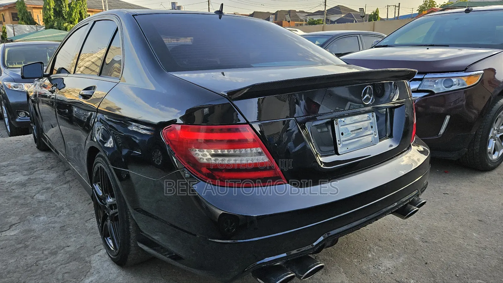 Mercedes-Benz C300 Sport 4Matic Sedan AWD (3.5L 6cyl 7A) 2013 Black