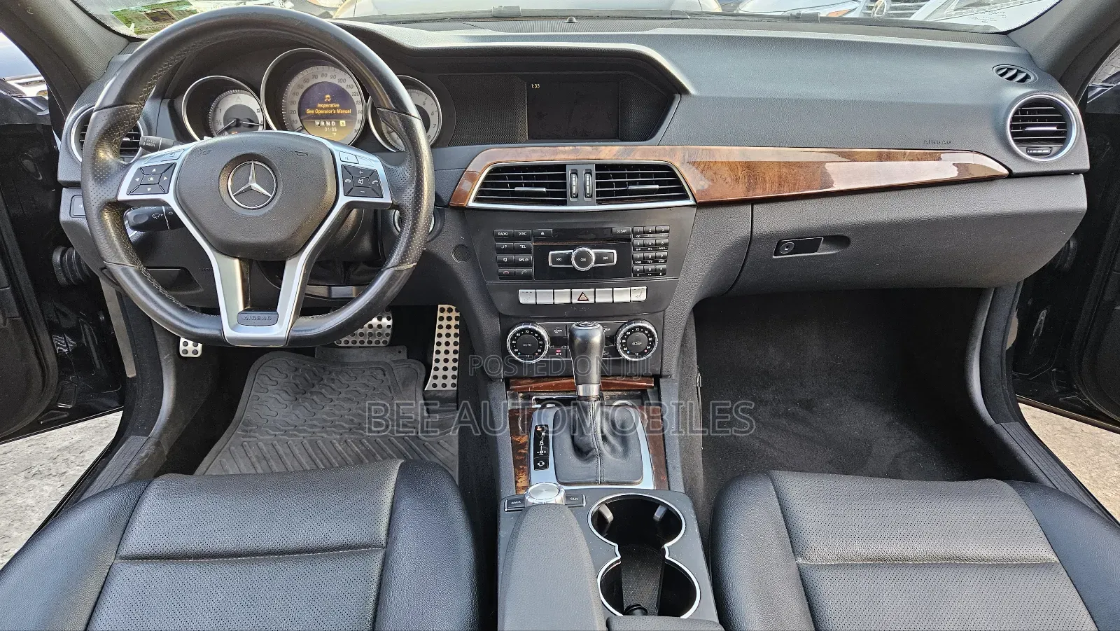 Mercedes-Benz C300 Sport 4Matic Sedan AWD (3.5L 6cyl 7A) 2013 Black