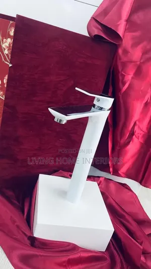 Luxury Long White Basin Mixer Tap