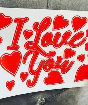I Love You Balloon Sticker